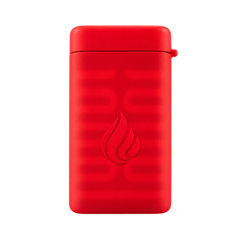 POWERPAW 502 single hand warmer in its original red silicone body