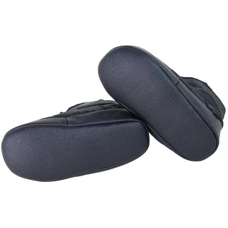Polar Feet Camp Booties — Warm Indoor/Outdoor Slippers | Black