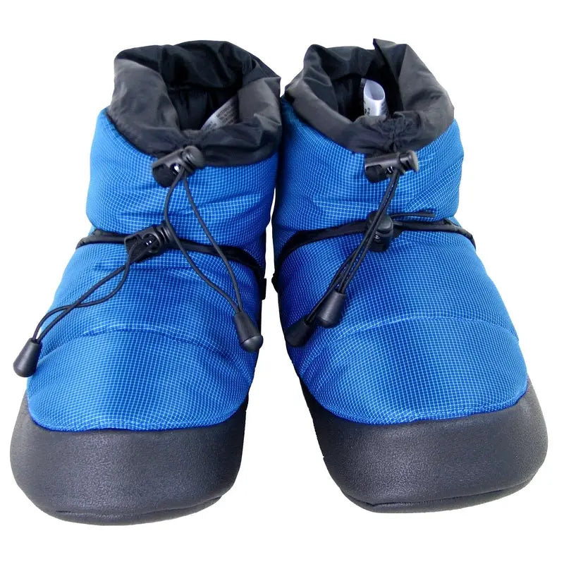 Polar Feet Camp Booties — Warm Indoor/Outdoor Slippers | Sky