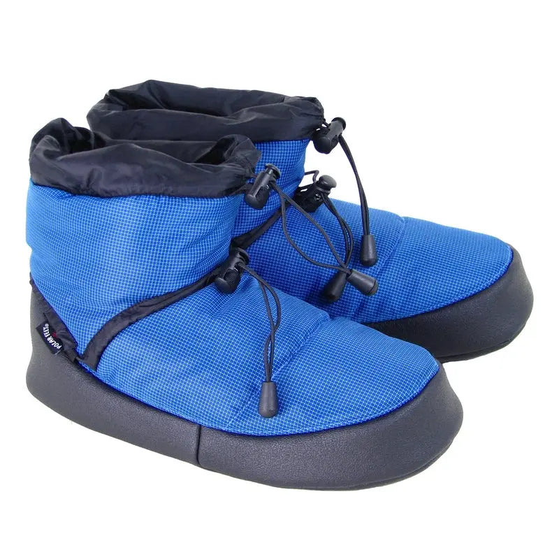 Polar Feet Camp Booties — Warm Indoor/Outdoor Slippers | Sky