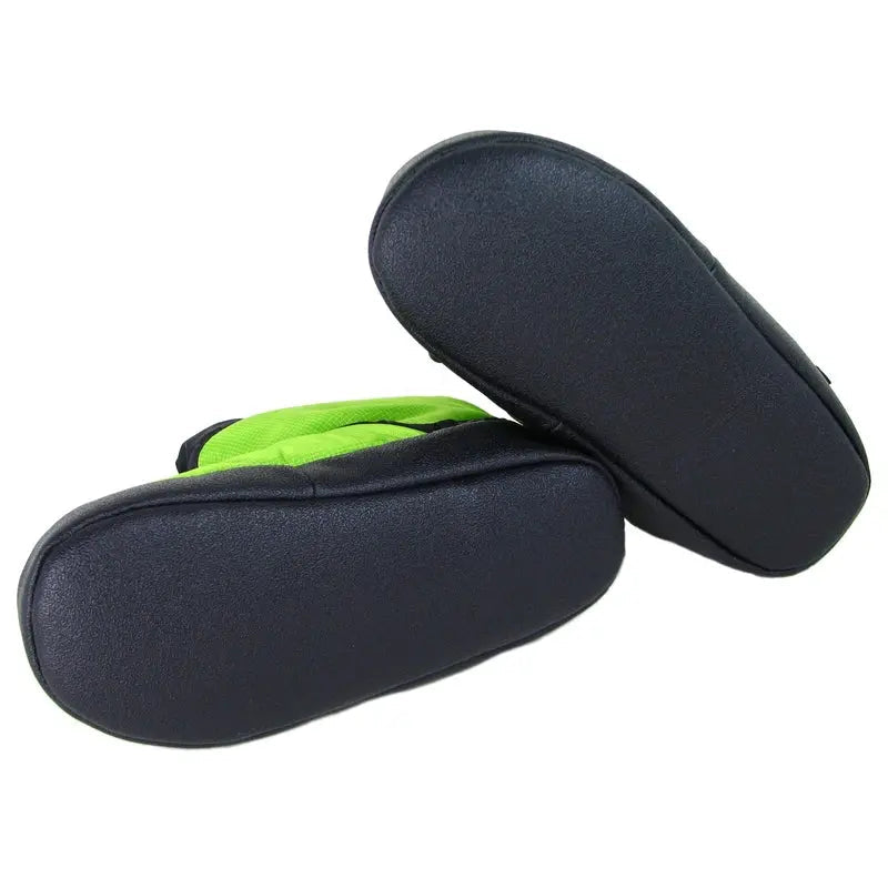 Polar Feet Camp Booties — Warm Indoor/Outdoor Slippers | Lime