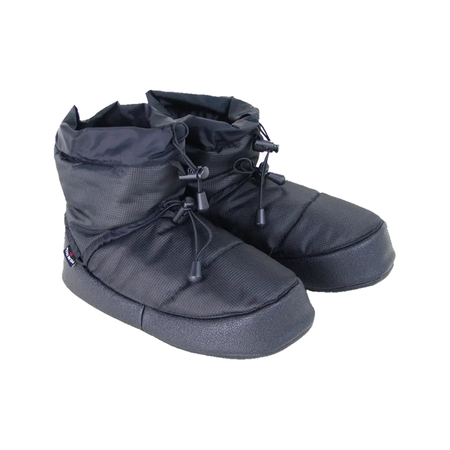 Polar Feet Camp Booties — Warm Indoor/Outdoor Slippers | Black